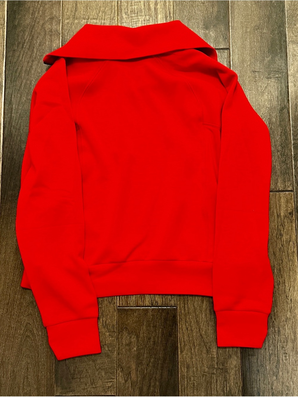 SPANX Women’s “Spanx Red” Half-Zip Sweater - Picture 2 of 5